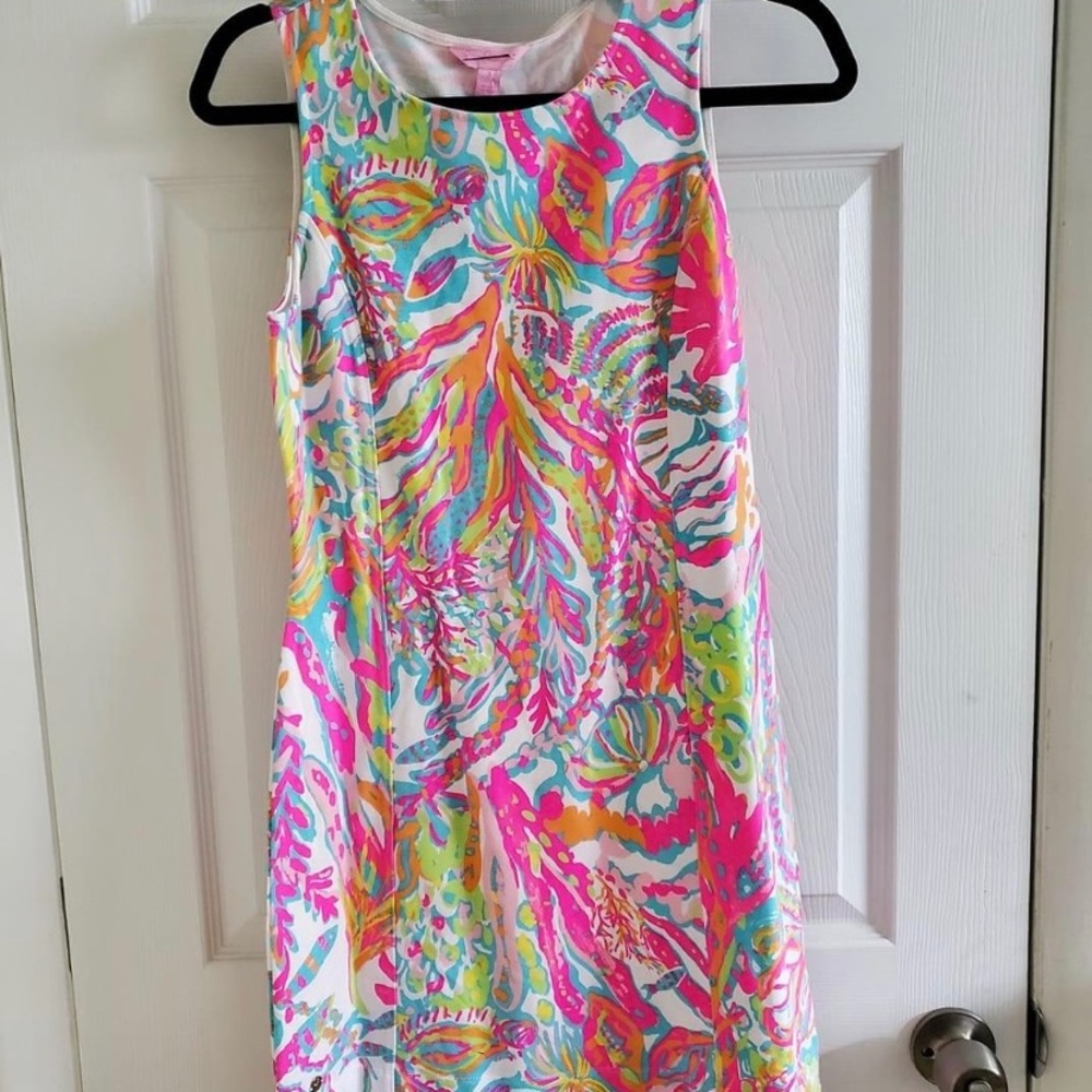 Lilly Pulitzer NWOT Scuba to Cuba Whiting dress S